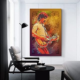 LANGFENG Poster Frank Zappa sur toile – Décoration murale moderne pour chambre à coucher – 30 x 45 cm - Les Beatles, Paul McCartney, John Lennon, RIngo Starr, George Harrison LANGFENG Poster Frank Zappa sur toile - Décoration murale moderne pour chambre à coucher - 30 x 45 cm – Image 3