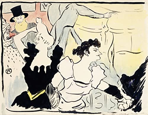 Affiche Au Bal Masqué Lautrec poster mural pour habiller un grand mur vide