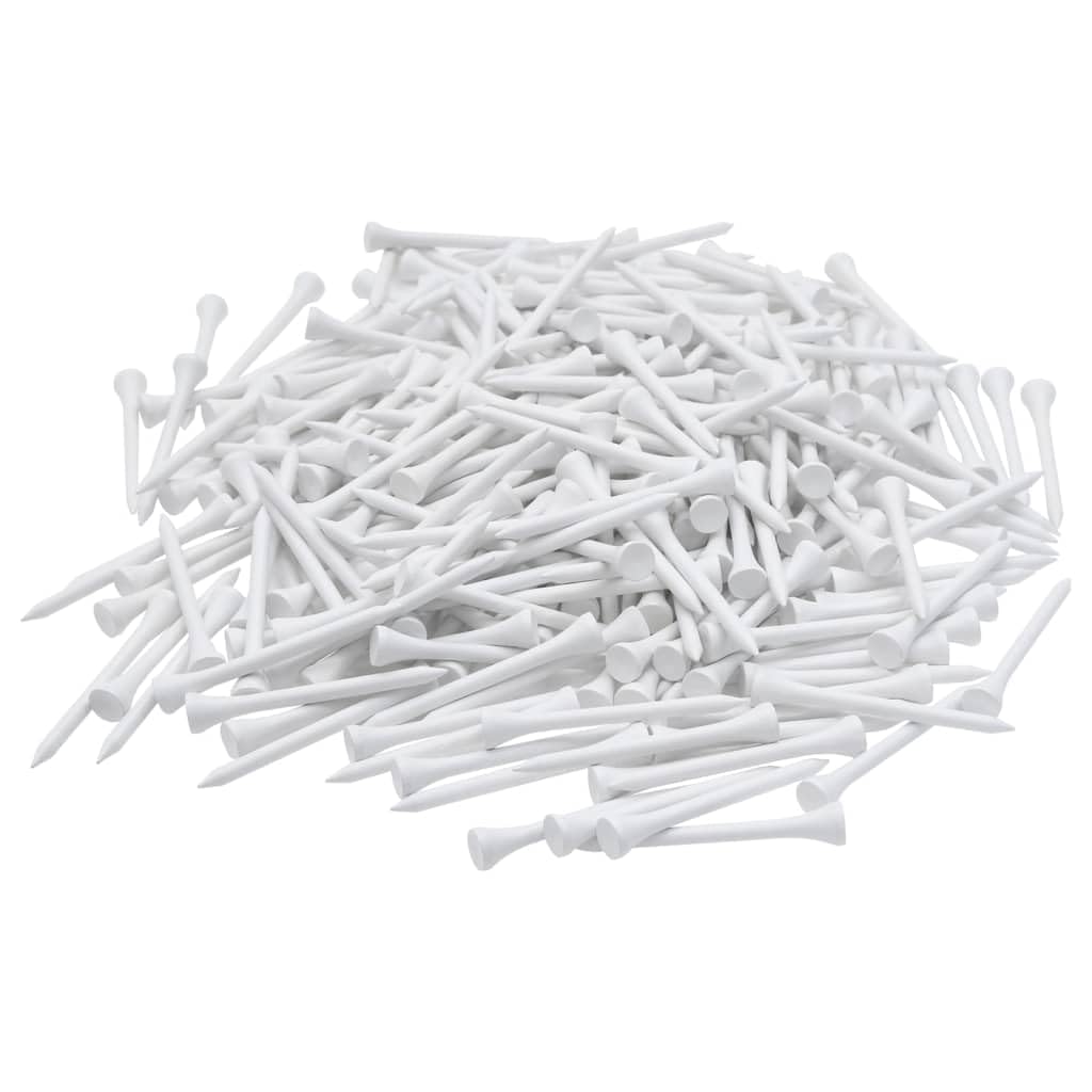 Golf-Tees Stück Bambus langlebig robust für Golfplatz, Training, Turnier, Outdoor, Rasen, Zubehör, unzerbrechlich, für Herren und Damen, ideal für Anfänger und Profis
