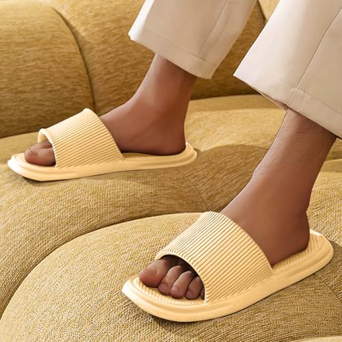 House Slipper for Man Women Pillow Slides Non-Slip Lightweight Open-toe Shower Shoes Ultra-Soft Thick Soled Sandals2