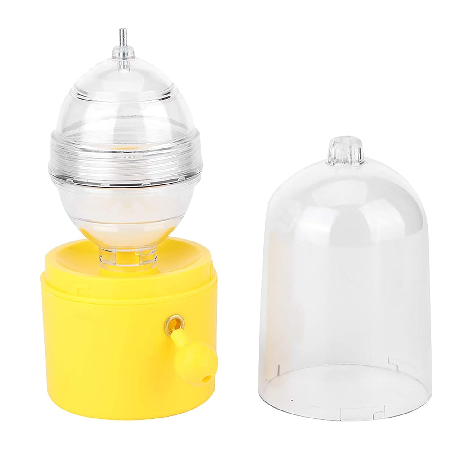 SHREESAMP Egg Scrambler Shaker, Golden Maker Whisk Hand Powered Eggs Yolk White Mixer Kitchen Gadgets Shaker Spinner Cooking Utensil Pudding White Mixer Home Kitchen Gadgets 4