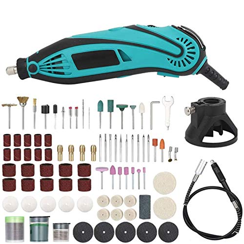 Electric Rotary Tool Grinder Tool Set Power Rotary Tool Accessory Kit Variable Speed Power Tool Set with 138Pcs Accessories for Crafting Projects and DIY Creations