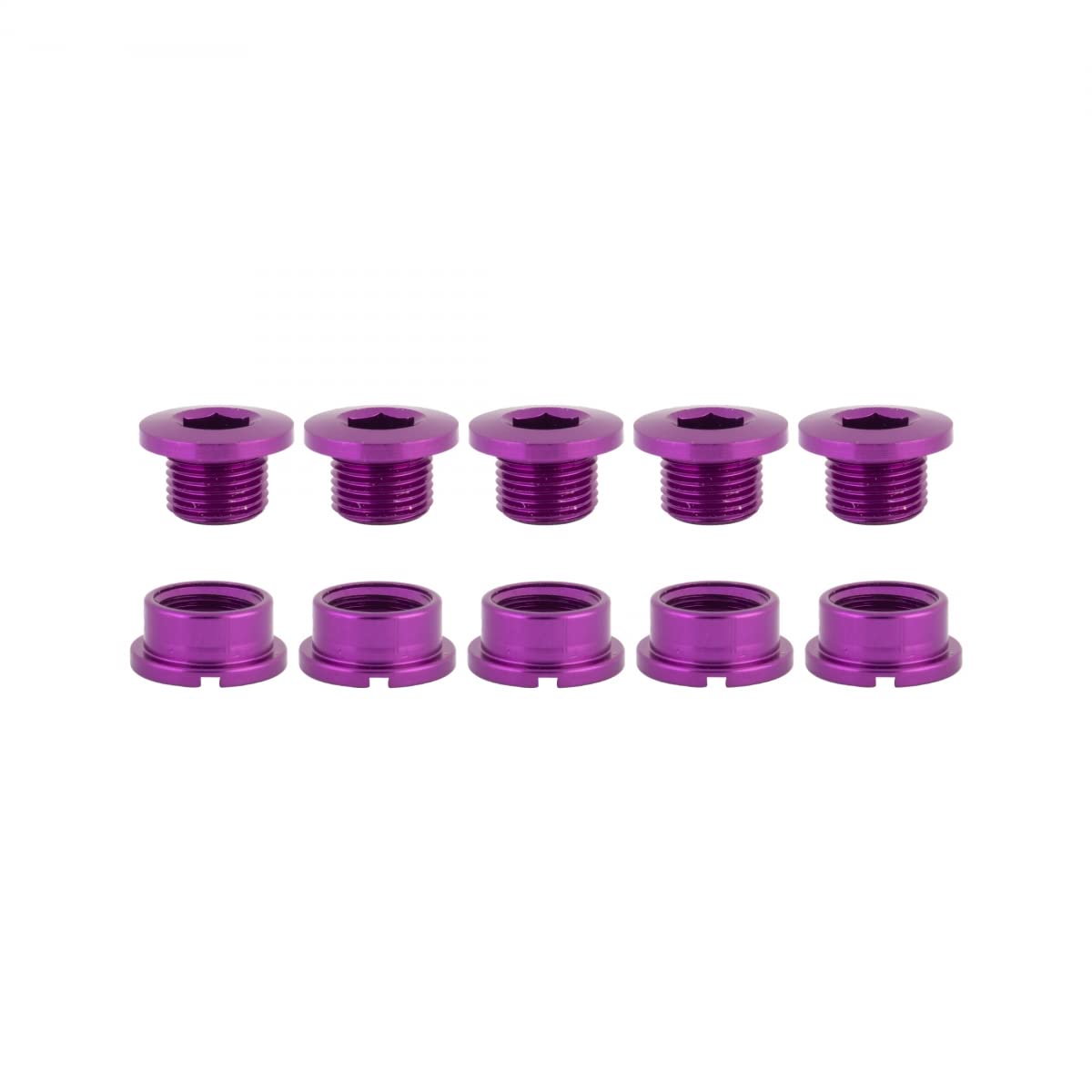 Amazon.com : Origin8 Single-Ring Chainring Bolts, Alloy, Purple