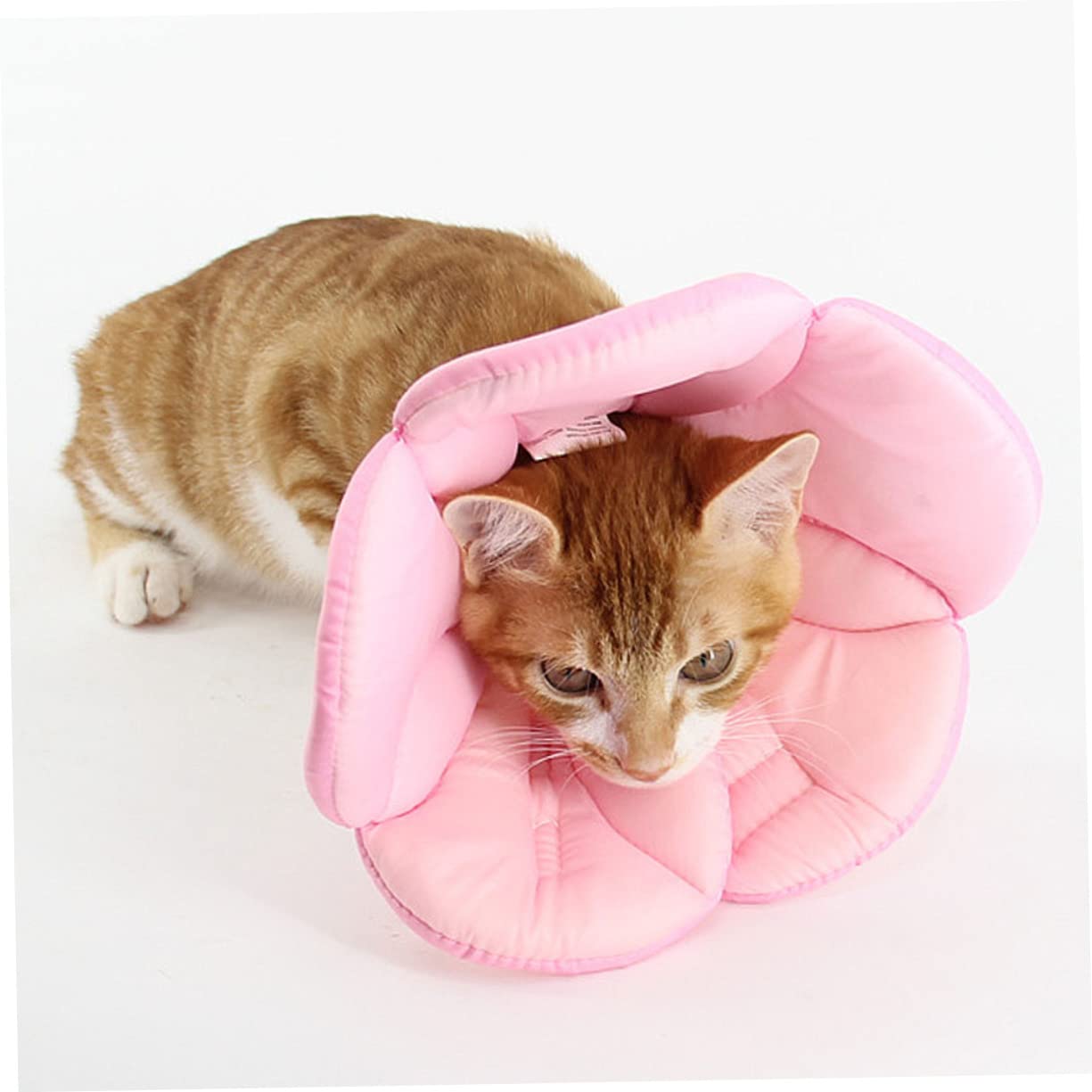 Amosfun 2stücke Pet Protective Flower-Shaped Elizabethan Collar Anti- Neck Circle Für Hunde Und Katzen XL