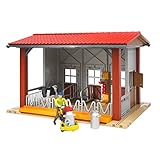 Bruder bworld Cow Barn with Cow and Figure