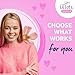 Lil-Lets Teens Long Pads with Wings - 60 Count Period Pads for Teens - Thin, Super Absorbent Sanitary Napkins, Soft & Breathable, Fragrance-Free - First Periods, Medium to Heavy Days
