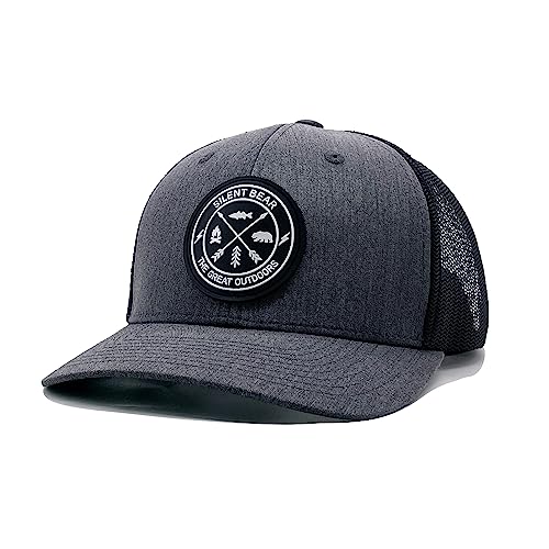 Silent Bear Herren Trucker Cap Kappe Cappy Caps Männer Baseball Cap...