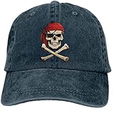 Gorra béisbol unisex personalizada Gorra béisbol con estampado calavera pirata fresca Sombreros unisex para hombres Mujeres Gorra diseñador hueso Gorra Snapback para hombres Regalo ocio al aire libre