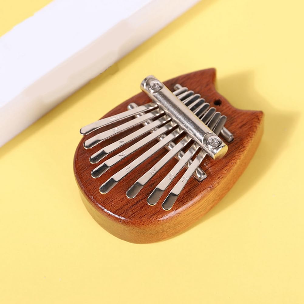 Kalimba Mini 8 Tasti - Pianoforte Da Pollice Per Principianti Con Cordino - Foto 5