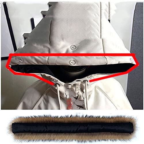 Real Pelts Collar Neck Warmer Scarf Raccoon Hair Collars Neck Wraps Hood Unisex long65CM width16CM4