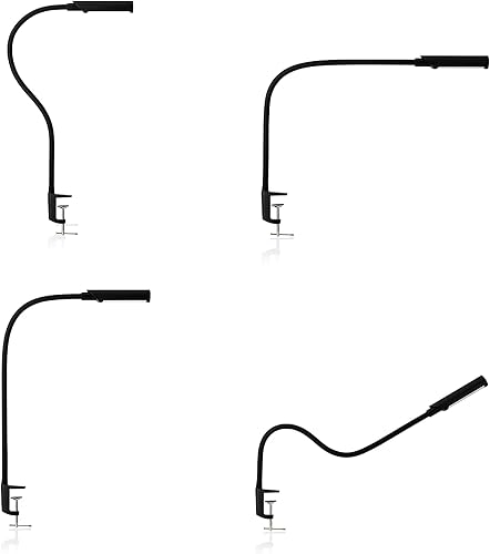 Miniatura 7 de Reliable UberLight Flex 3200TL - Luz de trabajo LED portátil con abrazadera, conexión USB, cuello de cisne flexible de 26.5 pulgadas, cabezal