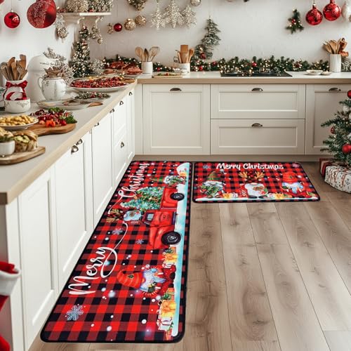 Tapis de cuisine Noël pour sol propre et sécurisé - 5