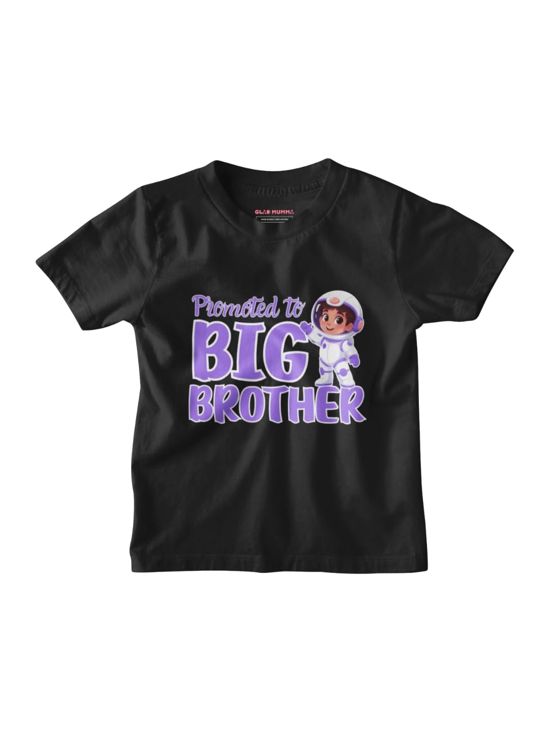 Promoted to Big Brother Cotton T-Shirt for Kids | Astronaut Space Print Tee for Boys (Newborn to 9 Years)-picture-44