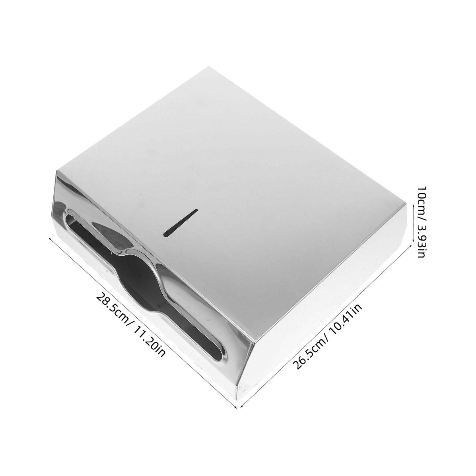 GLEAVI Stainless Steel Carton White Trifold Electric Rack Commercial Paper Towel Holder Wall Mount Cabinet Standing Wet Jumbo Drying Dispenser Towels Counter Dryer Soap Humidifier Silver