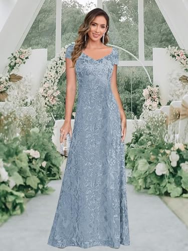 BANTRATIC Sequin Mother of The Bride Dresses for Women Column Long Formal Wedding Guest Gown Elegant Evening Cocktail Party2