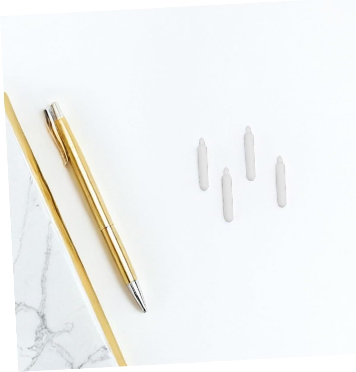 50pcs Nylon Replacement Nibs for Paint Markers Compatible Acrylic Paint Pens Easy to Install for Sketching Drawing and Lettering