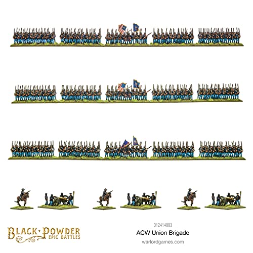 Warlord Black Powder Epic Battles American Civil War Union Brigade Military Table Top Wargaming Plastic Model Kit 312414003 #TOP1