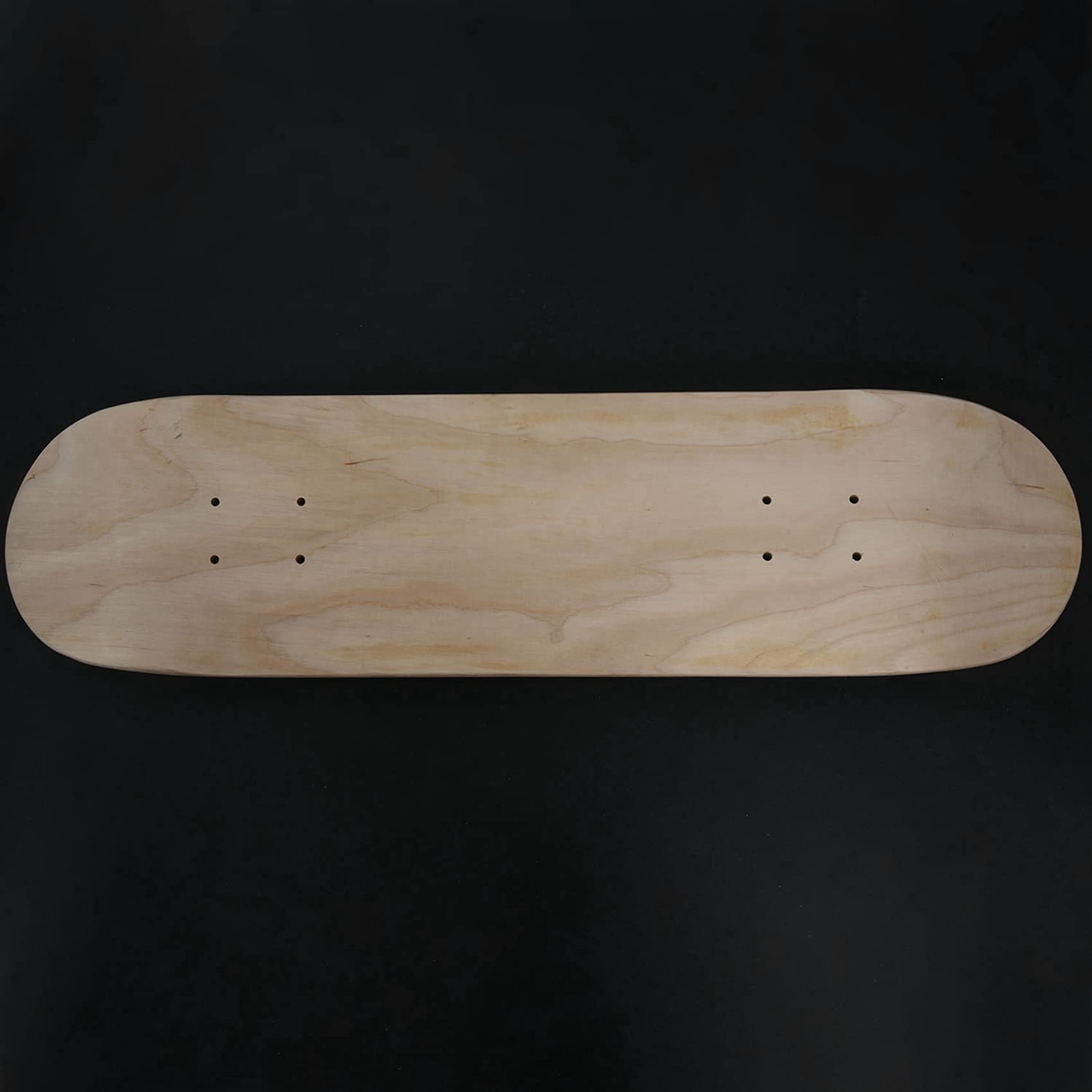 2X Planches à roulettes Doubles Concaves Vierges, Double Couche, Blanc, éRable, 8 Pouces