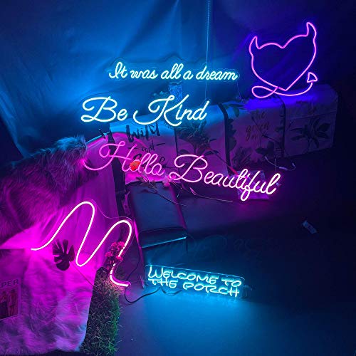 SELICOR Personalized Led Neon Signs Light for Bedroom Wedding Birthday Party Home Décor Custom Neon Sign Bar Store Logo (1 Line Text, Max 48")