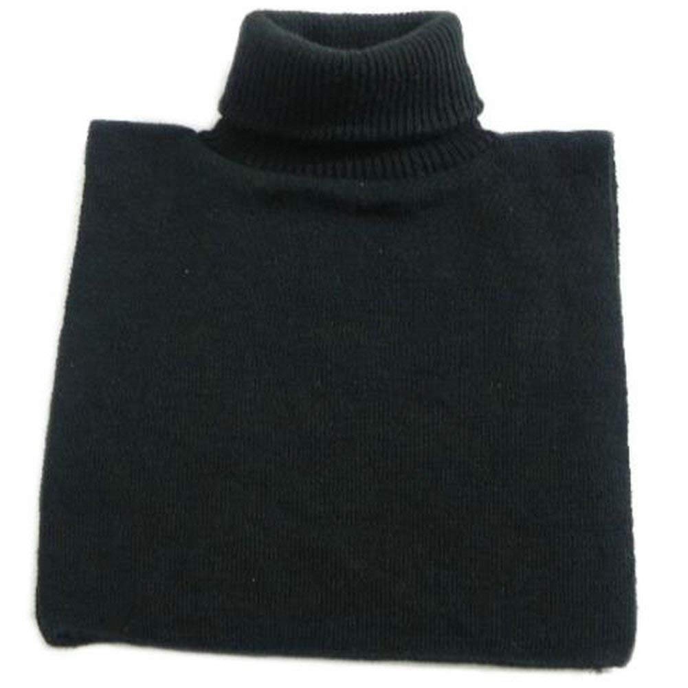 Vpang Knitted Mock Turtleneck Fake Collar Winter Unisex Half Blouse Pullover Dickey False Collar Faux Collar