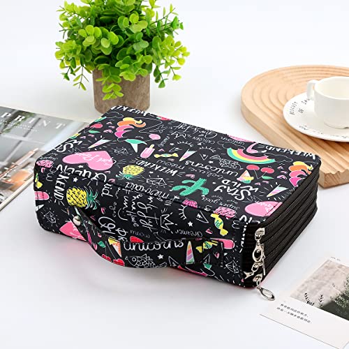 Trousse Lbxgap imprimée grand compartiment pour crayons