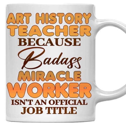 MONIZILUCKY Art History Teacher Mug, Gift For Art History Teacher