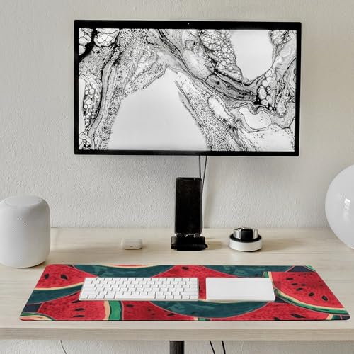 Tapis de souris de jeu grand format rouge pour stabiliser votre clavier - 7