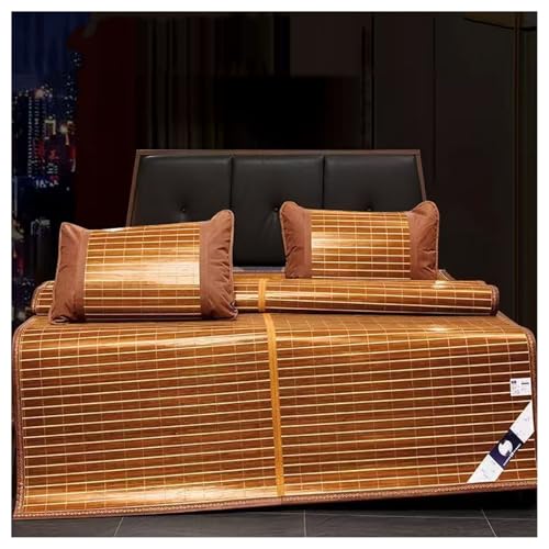 Esterilla de bambú transpirable y suave para camas individuales y dobles de 135x195cm 7