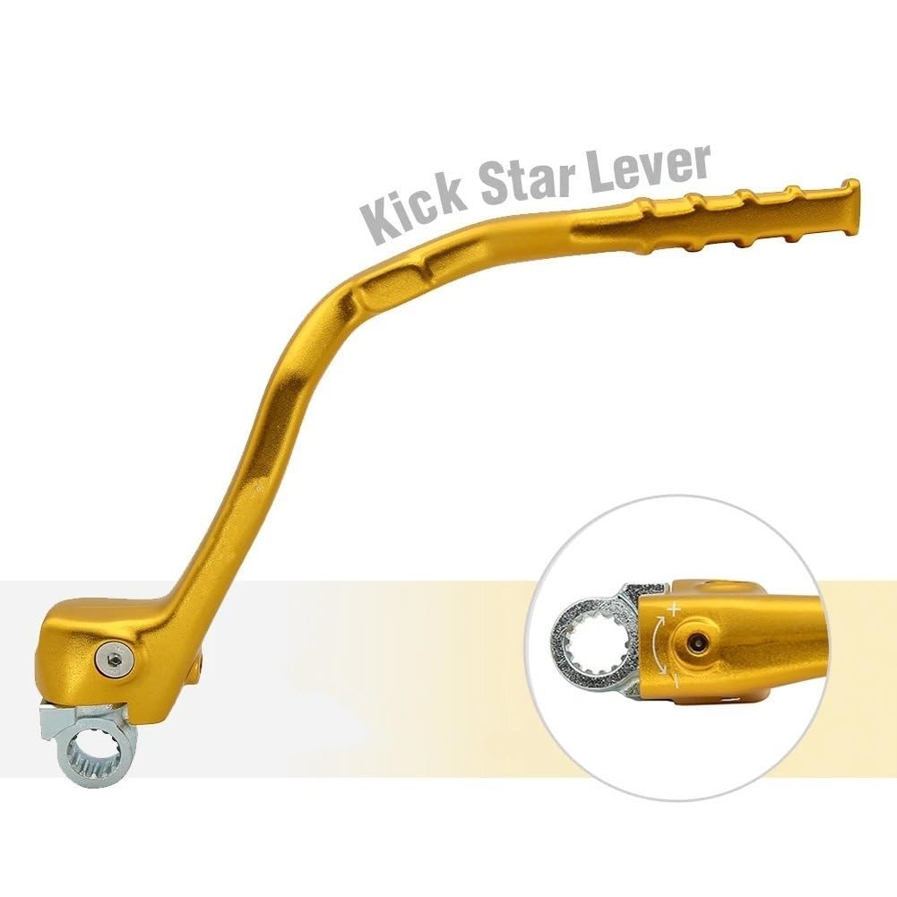 Motocicleta Estriberas Para SUZUKI Para RMZ 250 Para RMZ250 2011-2021 Motocross Dirt Pit Bike Motocicleta Forjado Arranque Palanca Pedal Brazo Pedales Motocicleta (Color : 2007-2010)