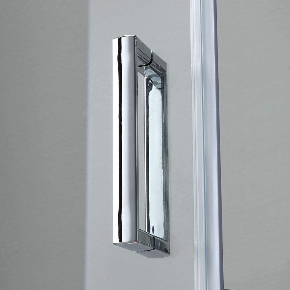 BOX DOCCIA QUADRATO KARMEN 80X80 CON CRISTALLO 6mm TRASPARENTE oppure OPACO (OPACO)