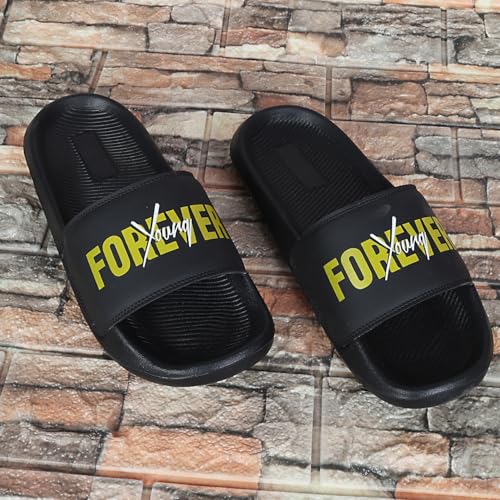 Image of PERY-PAO Sliders for Men | Lightweight EVA Sole & Comfortable Slippers | Flip-Flops & Chappals for Everyday Use