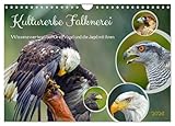 Kulturerbe Falknerei (Wandkalender 2026 DIN A4 quer), CALVENDO Monatskalender: Wissenswertes über Greifvögel und die Jagd mit ihnen (CALVENDO Tiere)