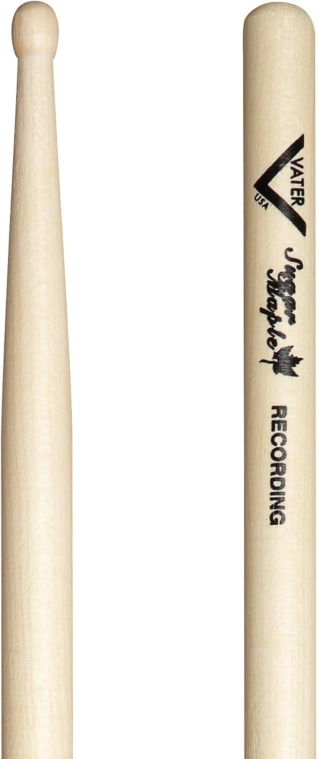 Drumsticks VHRECW - Recording American Hickory Series - Barrel Wood Tip