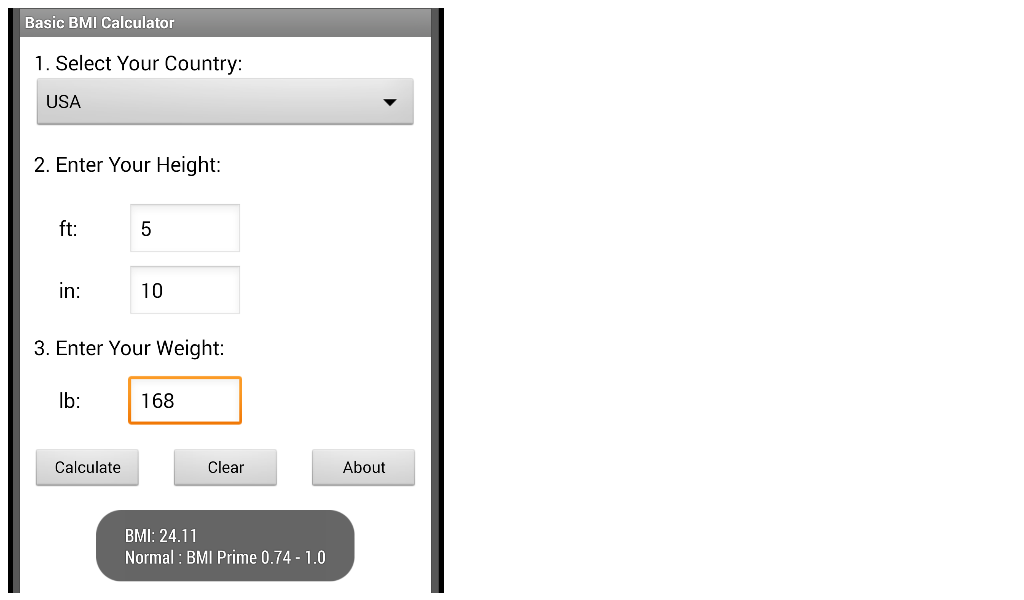 Basic BMI CalculatorAmazon.caAppstore for Android