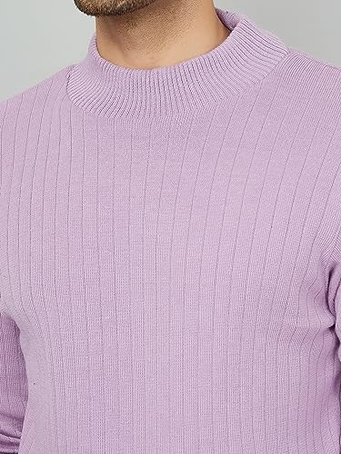 Image of Kvetoo Men High Neck Full Sleeve Winter Woolen Sweater