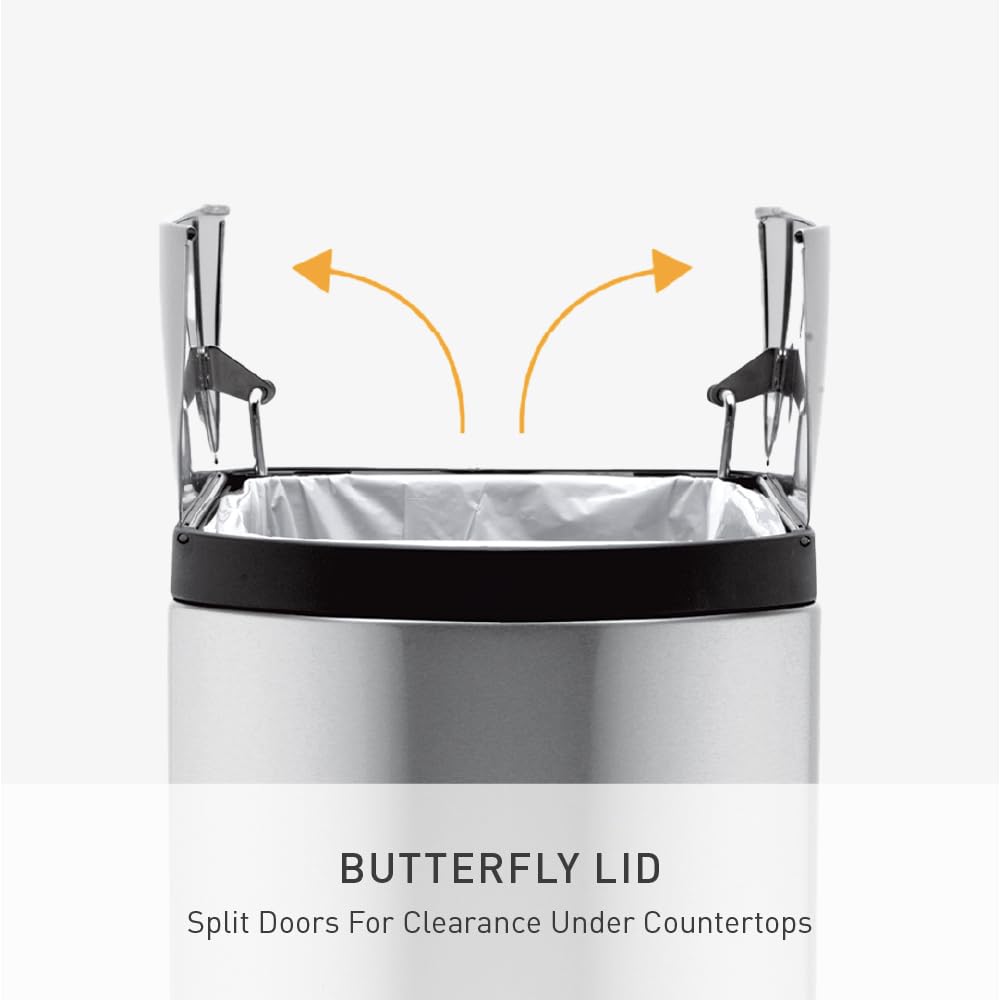 Amazon｜シンプルヒューマン ゴミ箱 30リットル バタフライ ステップ