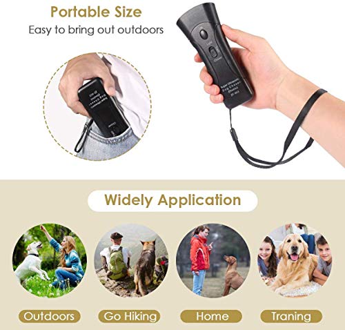 Amazingbuy MWAH001 Ultrasonic Dog Trainer Device Electronic Dog Deterrent/Dog Barking Control Devices Training Tool Stop Barking Sonic Dog Repeller thumb #6