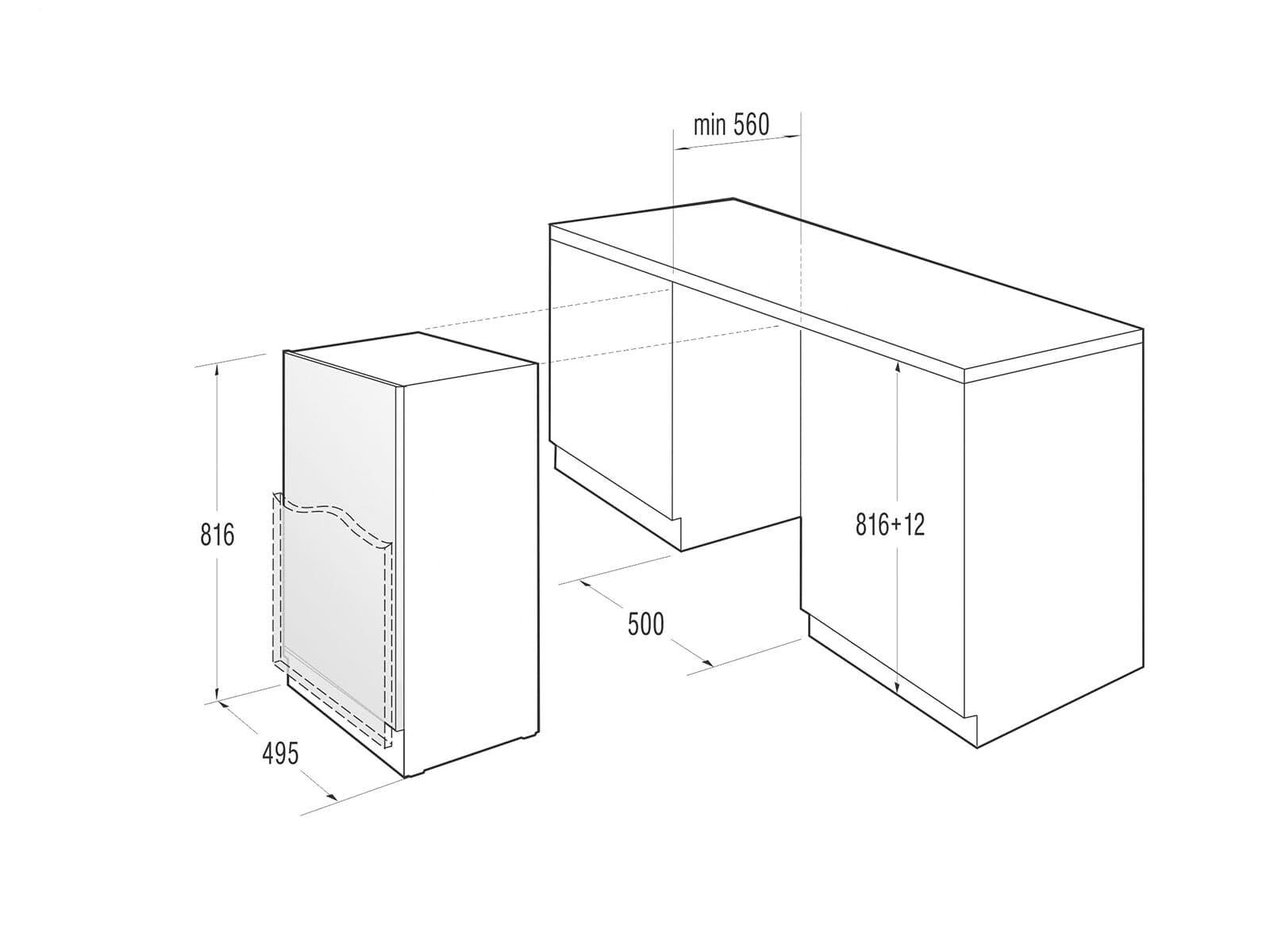 Raffreddatore Gorenje RBIU 309 EP1 82 cm 143 L White A++ - Dettaglio