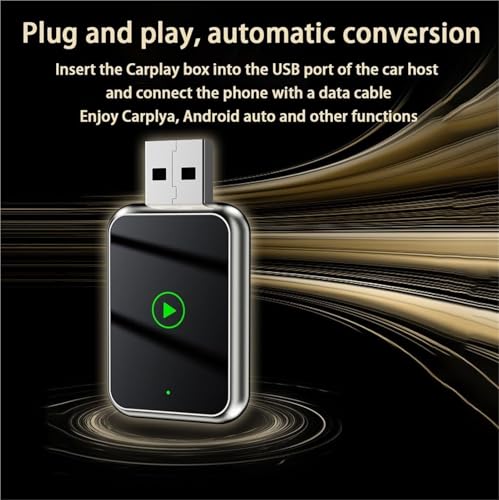 Adaptateur CarPlay sans fil XT6 conversion immédiate fluide et sans câble - 6