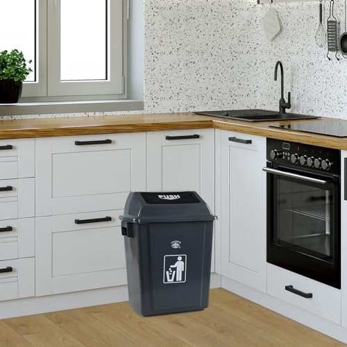 4 Pack de 5 galones canecas de basura con tapa basculante miniatura 4