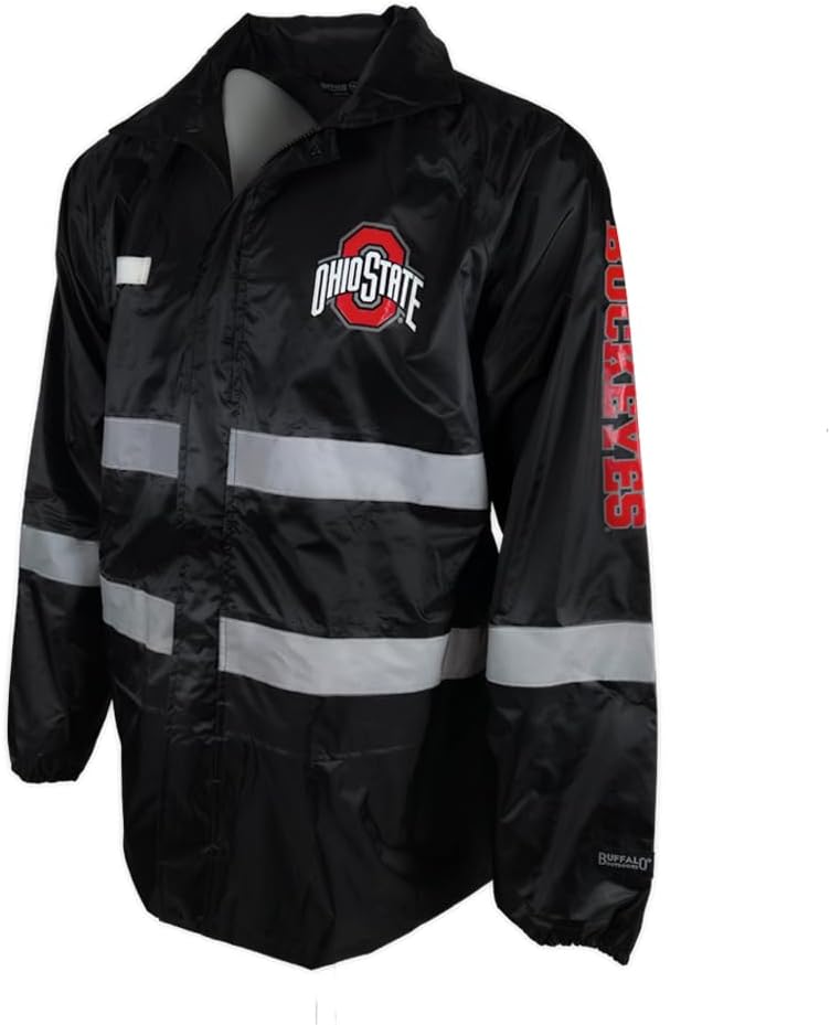 Buffalo Outdoors Ohio State Reflective Safety Hooded Rainshell