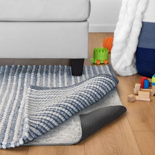 Image of RUGPADUSA - Dual Surface - 6'x9' - 3 /8 inch Thick - Felt + Rubber - Enhanced Non-Slip Rug Pad - Adds Comfort and Protection - for Hard Surface Floors