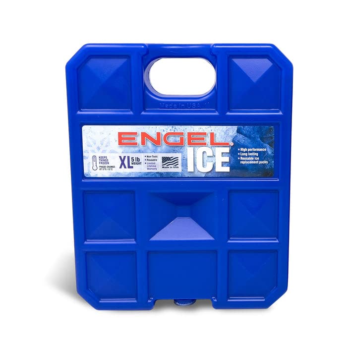 ENGEL32°F Cooler & 5°F Freezer Packs - Made in The USA - Ice Packs for Boating, Fishing, Camping & Food Storage. The Perfect Non-Toxic Safe Replacement for Regular Ice or Dry Ice.