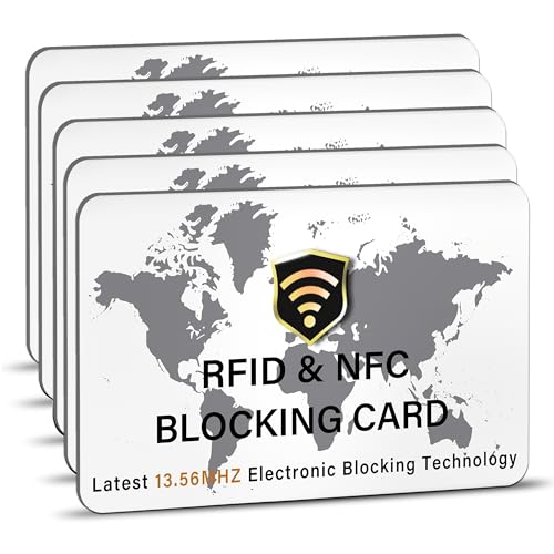 SaiTech IT Cartão com bloqueio de RFID, NFC, sem contato, cartão de débito/crédito, protetor de pass