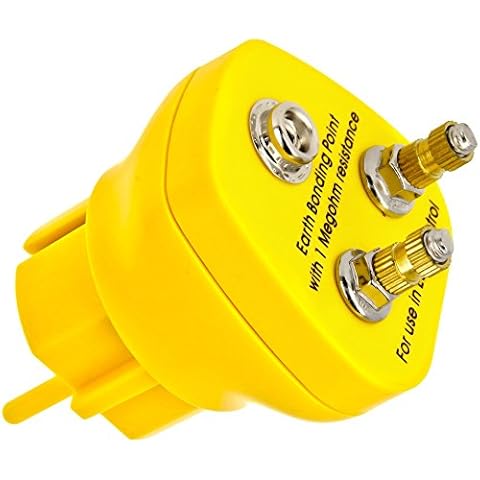 Minadax Bloque de Tierra con Protección ESD y Conectores M5 Cover