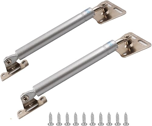 Miniatura 8 de Gabinete de soporte de gas de 80N18 lb 10 pulgadas de largo, soporte de elevación de seguridad con bisagras, soporte de tapa de cierre inferior,