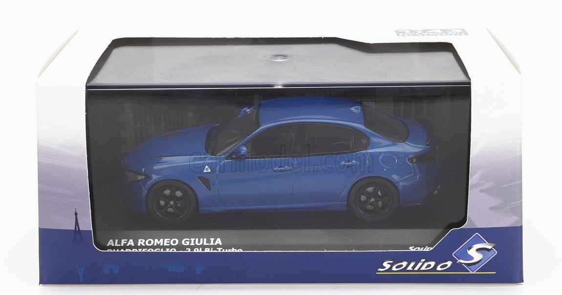 Amazon | SOLIDO 1/43 アルファロメオ ジュリア クアドリフォリオ 2016