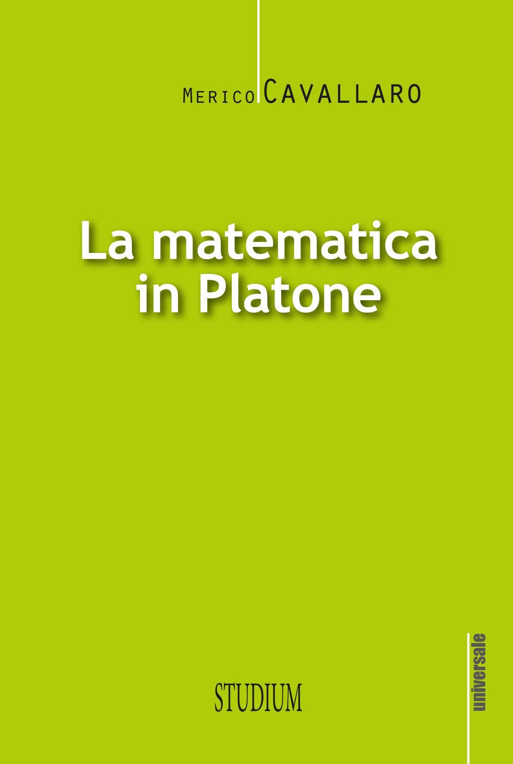 La Matematica In Platone - 4