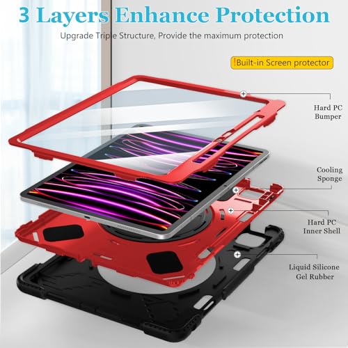 Image of Miesherk STOCK Case for iPad Pro 12.9 6th /5th /4th /3rd(2022 /2021 /2020 /2018)