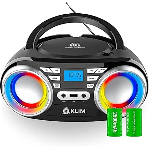 KLIM B3 Portable CD Player with FM Radio Cover